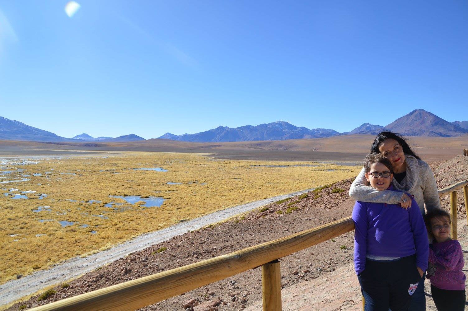 Valle de la Luna Atacama Chile con mis hijos